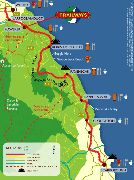 Map of the trail